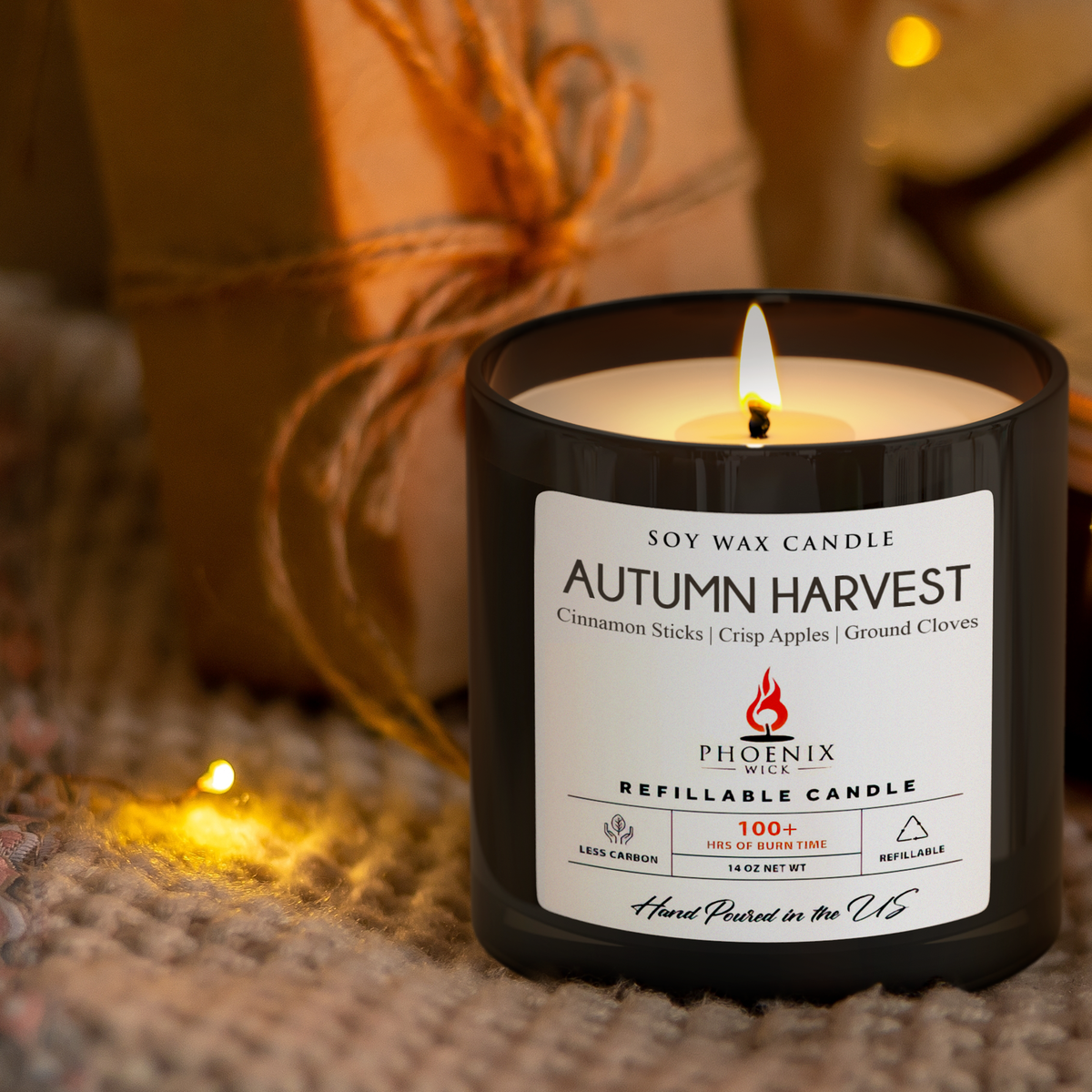 Autumn Harvest Soy Candle-Making Kit with Jar