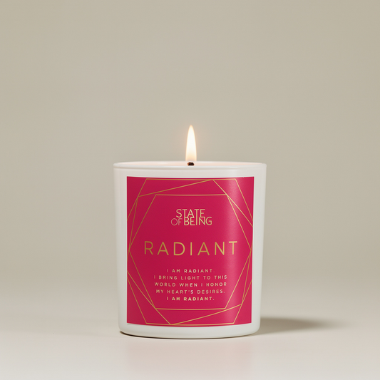 Radiant Affirmation Candle – Grapefruit & Vetiver