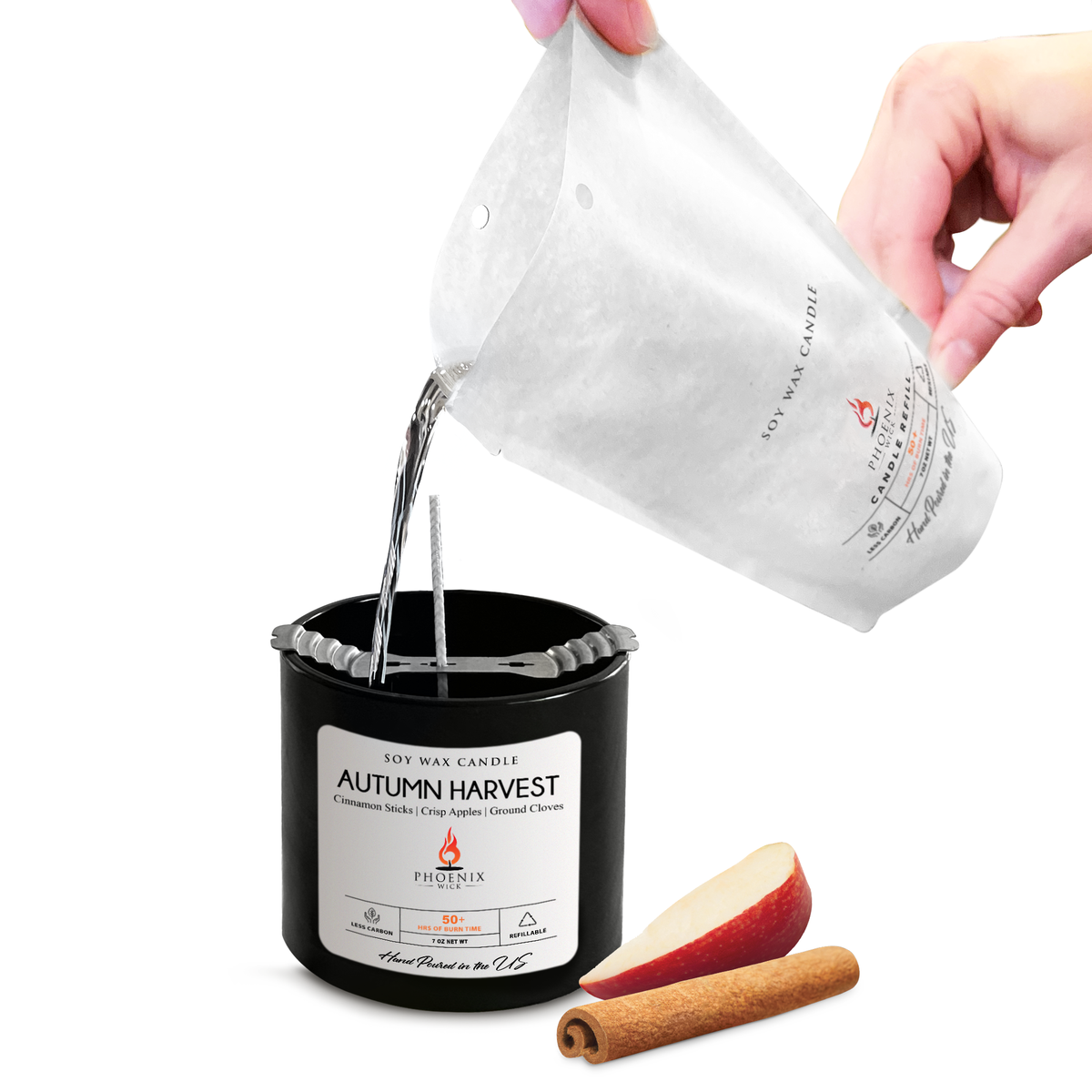 Autumn Harvest Soy Candle-Making Kit with Jar