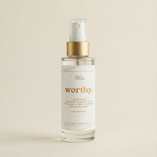 Worthy Room & Linen Spray – Palo Santo & Bergamot