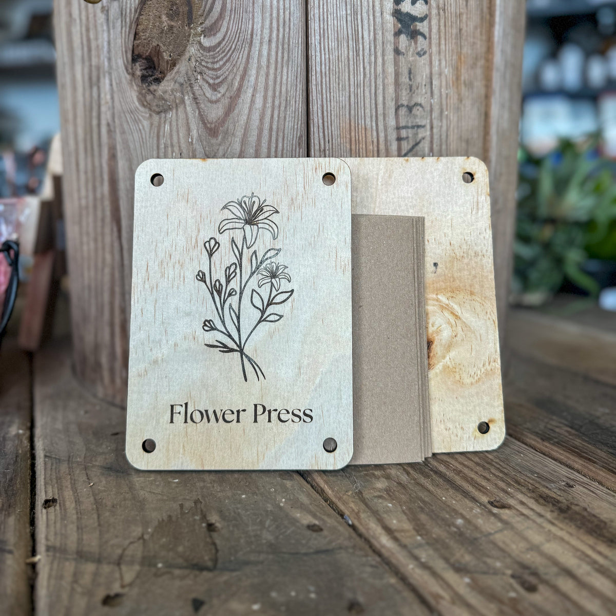 5x7 Wooden Flower Press Kit