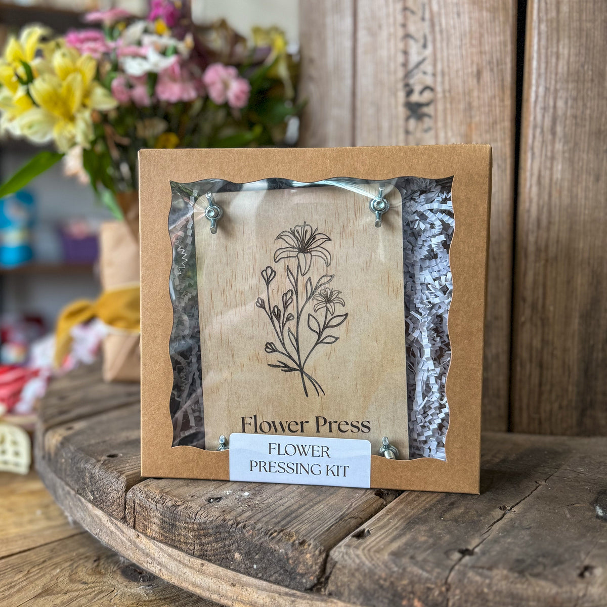 5x7 Wooden Flower Press Kit