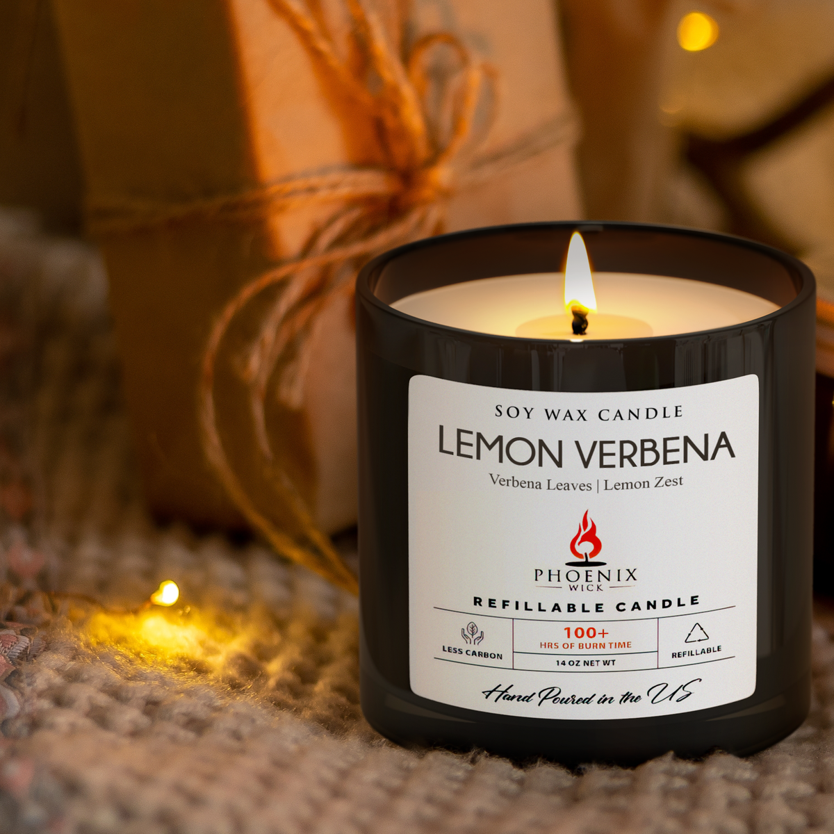 Lemon Verbena Soy Candle-Making Kit with Jar
