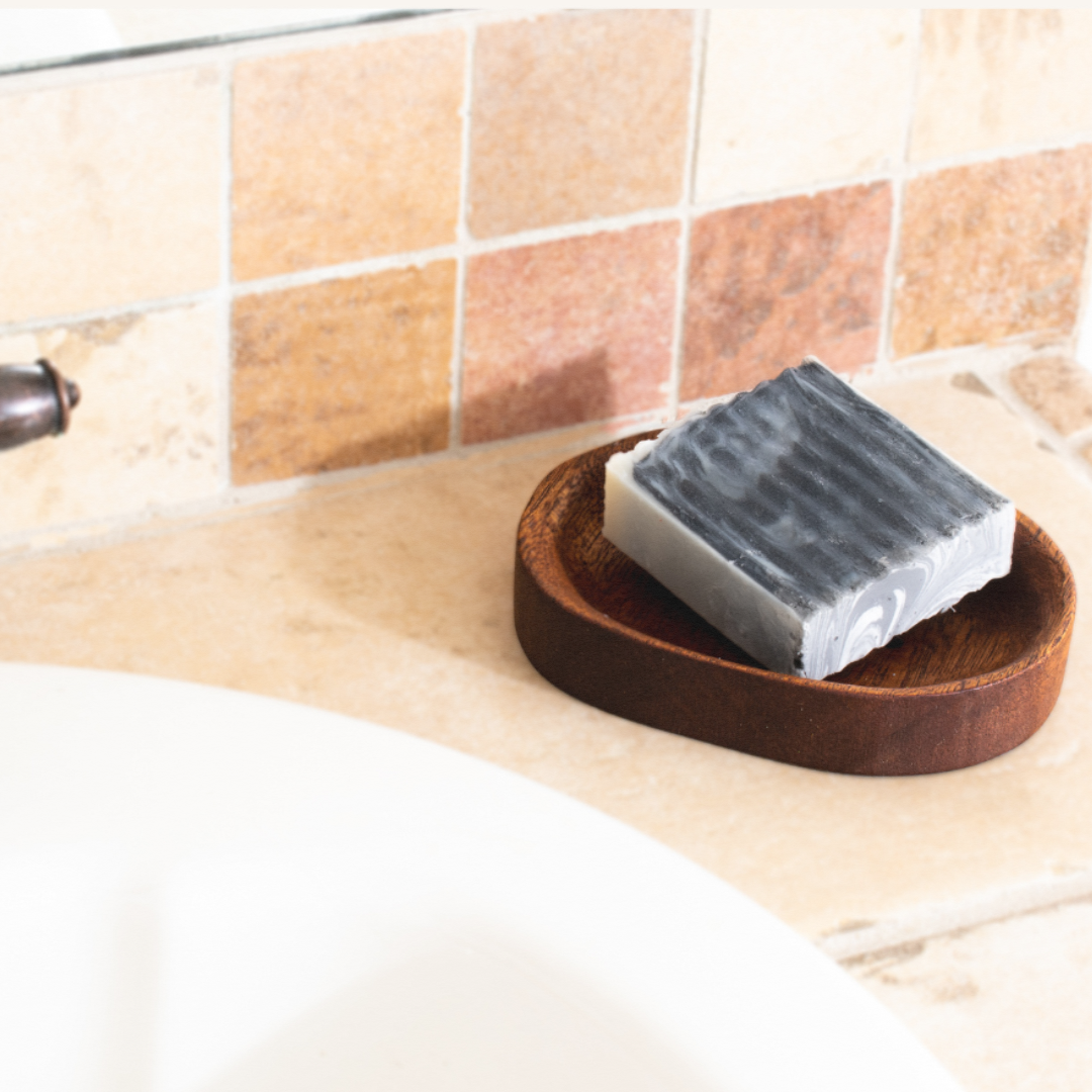 Handcrafted Mahogany Soap Dish