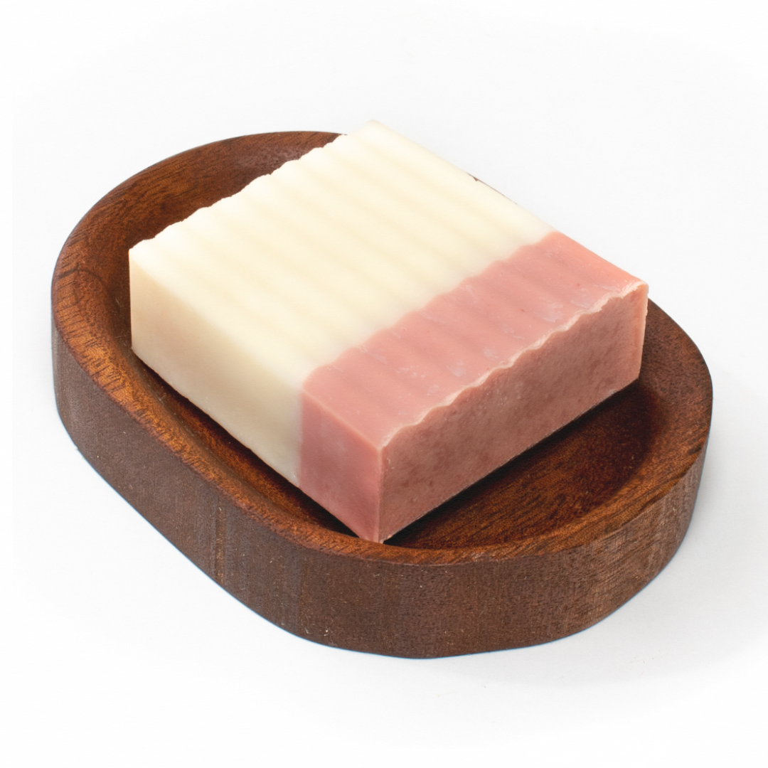 Handcrafted Mahogany Soap Dish