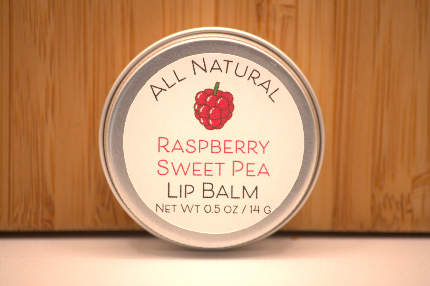 Raspberry Sweet Pea Lip Balm