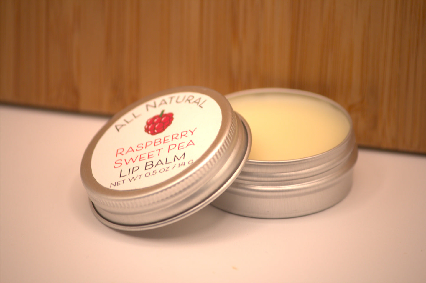 Raspberry Sweet Pea Lip Balm
