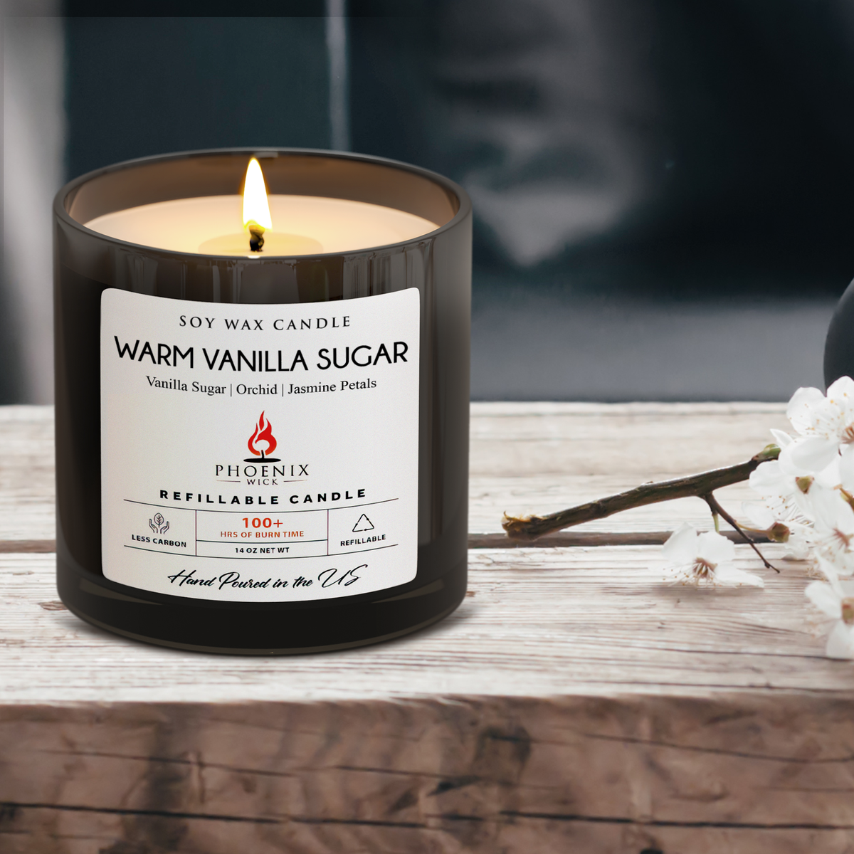 Warm Vanilla Sugar Soy Candle-Making Kit with Jar