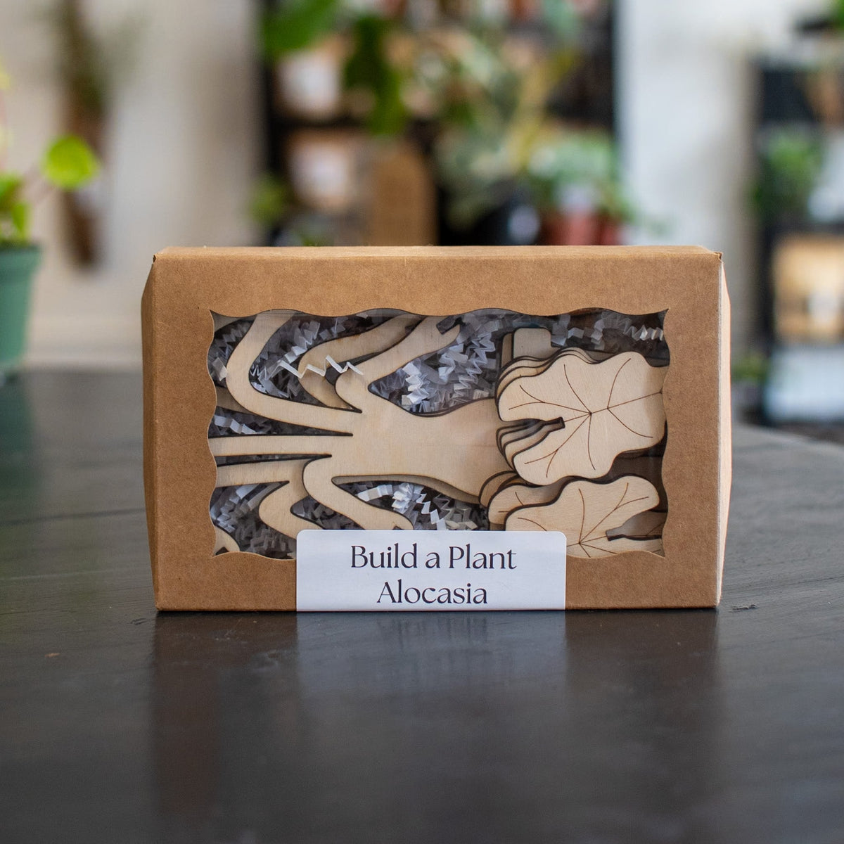 Build-a-Plant Alocasia 3D Wooden Puzzle